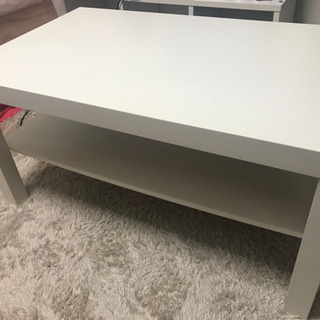 【2/23まで】ローテーブル（IKEA、白）