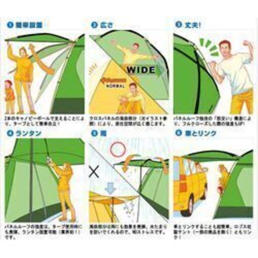 取り引き中 テント ロゴス プラトー2ルームM