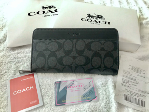 【新品未使用】COACH 長財布 メンズ 正規品