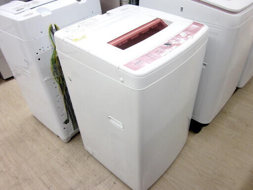 安心の6ヶ月保証付！2015年製 6.0kg Haier(ハイアール)「AQW-KS60D」全自動洗濯機です！