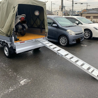 バイクの輸送　小さな引越し　地元の軽トラべん利便