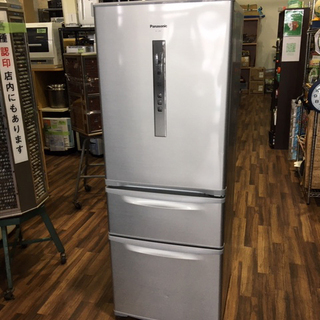 苫小牧バナナ】2013年製 パナソニック/Panasonic 321L冷蔵庫 右開き NR 
