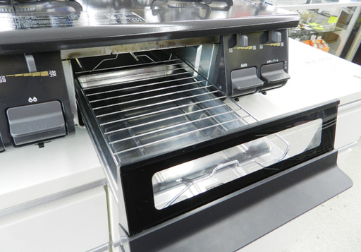 都市ガステーブル 2017年製 IC-N86B-R 美品 Paloma/パロマ右強火 片面