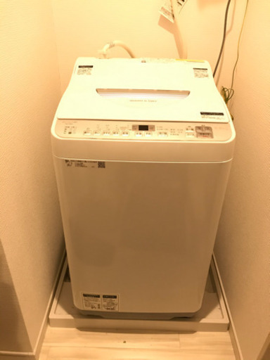 【引き取り限定】 【値下げ】SHARP洗濯乾燥機ES-TX5C-S