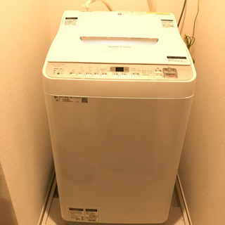【引き取り限定】 【値下げ】SHARP洗濯乾燥機ES-TX5C-S