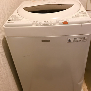 5kg TOSHIBA洗濯機 2015年製 ※説明書付き