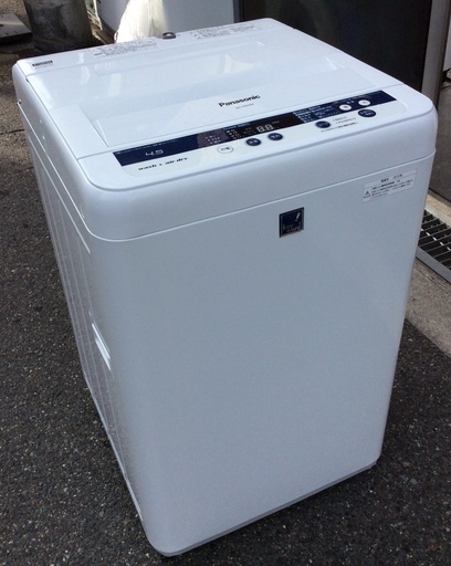 【RKGSE-184】特価！Panasonic/4.5kg/全自動洗濯機/NA-F45ME9/中古/2013年製/当社より近隣地域無料配達