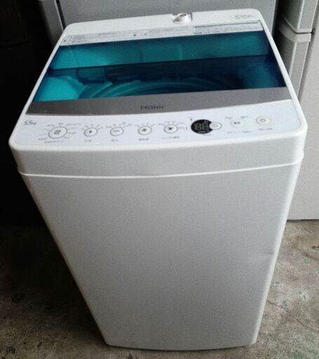 ハイアール 全自動洗濯機 JW-C55A(W) 5.5k 簡易 乾燥機能付 18年製 配送無料