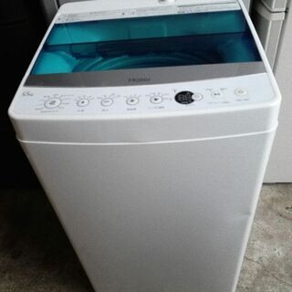 ハイアール 全自動洗濯機 JW-C55A(W) 5.5k 簡易 乾燥機能付 18年製