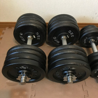 ダンベル120キロ　30×4