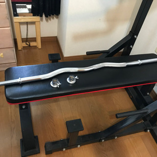 チンニングスタンド　ダンベル　ベンチ台　Wバーセット チンニングスタンド ダンベル ベンチ台 Wバーセット