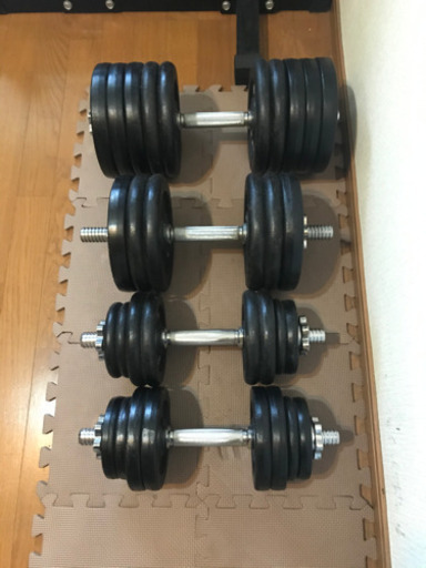 フィットネス、トレーニング ダンベル120キロ 30×4