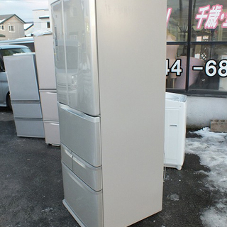 【苫小牧バナナ】2012年製 東芝/TOSHIBA 501L冷蔵庫 両開き GR-E50F(NU) シルバー系 ファミリー向け 清掃済み