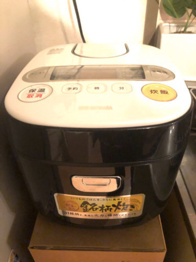 【炊飯器(良品)】アイリスオーヤマ☆3合炊き