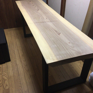 机/テーブル大値下げ☆大特価 特大 W240サイズ 一枚板ダイニングテーブル