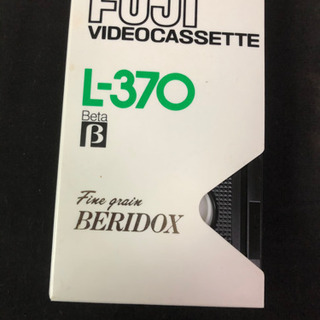 FUJI VIDEOCASSETTE Ｌ-370 beta β