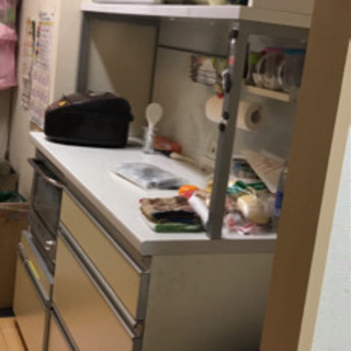 取引決定【大幅値下げ】キッチンボード 定価20万円 大容量 食器...