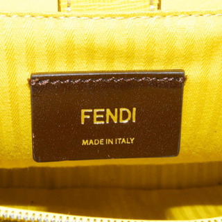 極美品 フェンディ FENDI トゥージュール 2jour ショルダーバッグ イエロー