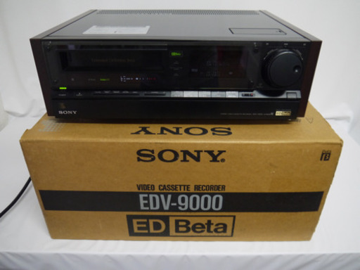 ②SONY ベータビデオデッキEDV-9000箱あり | camaracristaispaulista