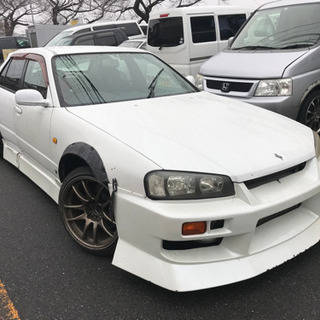 ◼️ ER34スカイライン ターボ 5MT 車検有 埼玉