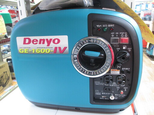 デンヨー　インバーター発電機　GE-1600SS-IV　美品展示品