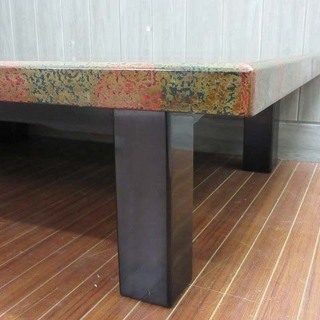 ss0830 津軽塗 座卓 天然木 唐塗 漆塗 和家具 呂色仕上げ