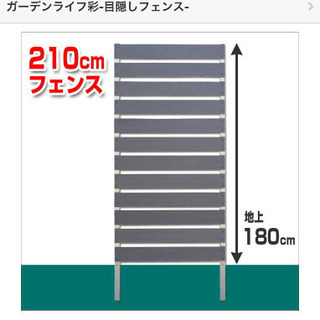 目隠しフェンス 樹脂フェンス サクリア 2枚セット