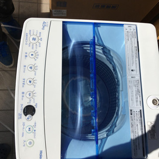2020年2月20日　購入　Haier JW-C45FK 洗濯機