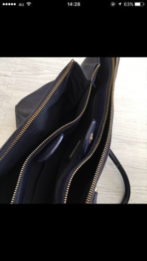 オシャレ‼️FURLA ハンドバッグ 紺