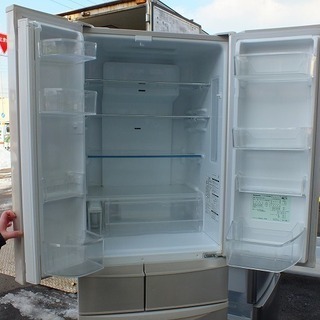 苫小牧バナナ】2014年製 パナソニック/Panasonic 426L冷蔵庫 両開き NR