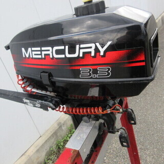 ☆ジャンク扱い 中古品 マーキュリー MERCURY 船外機 3.3馬力 2ストロークエンジン 平成8年製 エンジン始動確認済☆