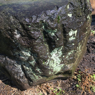 天然石つくばい コケ付き