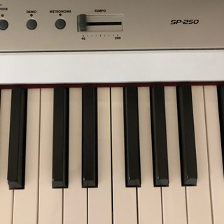 KORG SP 250 88鍵 キーボード ピアノ ホワイトシルバー 付属品付き