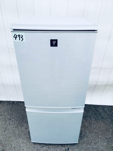 ❷473番 SHARP✨ ノンフロン冷凍冷蔵庫❄️  SJ-PD14W-S‼️