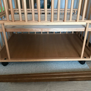 サワベビー L型プチベリー ナチュラル No.6 ミニベビーベッド