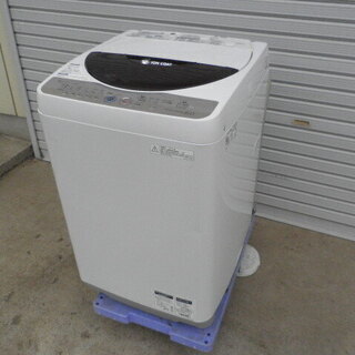 シャープ ６kg 全自動洗濯機 ES-GE60K２０１１年 無料...