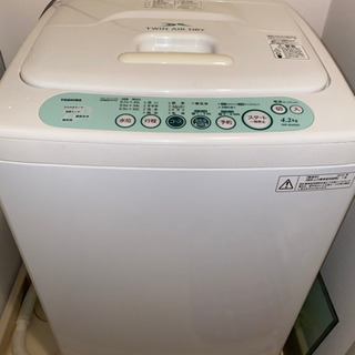 東芝　全自動洗濯機　AW-404(W) 　4.2kg 　中古品