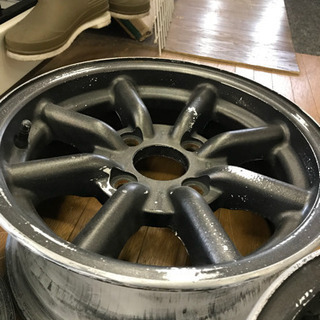 旧車 昭和車 エイトスポーク 14インチ6j