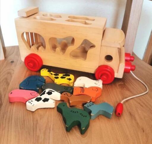知育玩具 型はめ 動物パズルバス Uzura 中京競馬場前のおもちゃ 知育玩具 の中古あげます 譲ります ジモティーで不用品の処分