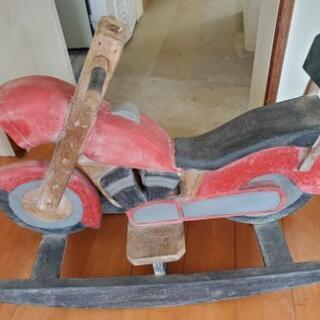 極レア！【値下げ】木製バイク、芸術.彫刻　中古品