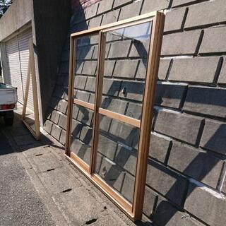 家具 アルミサッシ枠付184×186、掃き出し窓