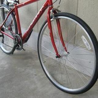〔新品大特価〕アルミフレームクロスバイク・ロードマーク（国内製・シマノ製７段変速・７００－３２C）