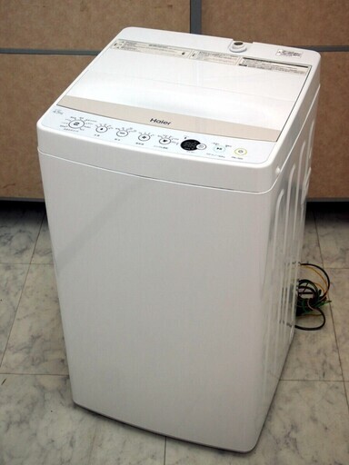 Haier ハイアール 4.5kg 全自動洗濯機 JW-C45BE 高濃度洗浄 しわケア脱水 お急ぎコース10分 風乾燥機能付 ☆2019年製