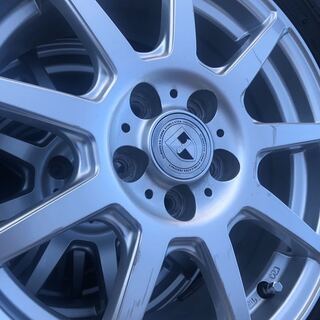 ☆バリ山☆Weds GMach15インチホイール 5穴 PCD114.3 スタッドレス 
