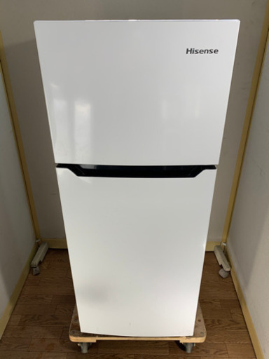 Hisense/ハイセンス 2ドア　冷凍冷蔵庫 2018年製　ホワイト　120L HR-B1201