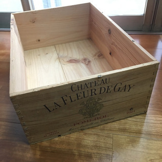 ワインの木箱　ラックも作ります！