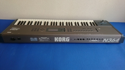 173.KORG コルグ 購入 シンセサイザー N364＋モニタースピーカ Vestax 