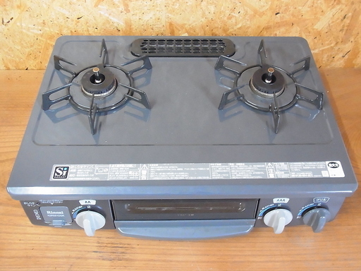 リサイクルサービス八光】2016年製 リンナイ ガスコンロ 右強火 LPガス