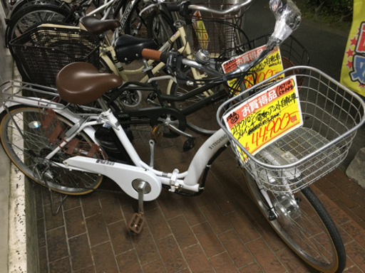 21テクノロジー 24インチ電動アシスト自転車 白