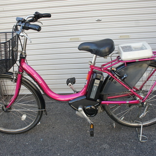 電動アシスト自転車 ヤマハPAS ナチュラ 26インチ 子乗せ付き 充電器 